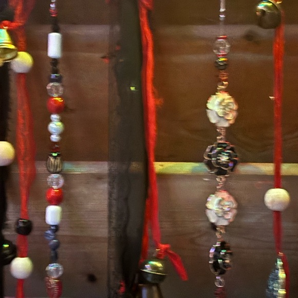 Handmade Boho Style Wind Chimes | Tiny Bells | Yard Art | Earthy Outdoor Decor - Picture 12 of 12